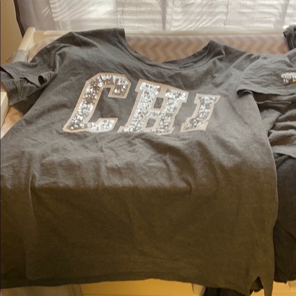 Victoria secret short sleeve bling tee Chicago